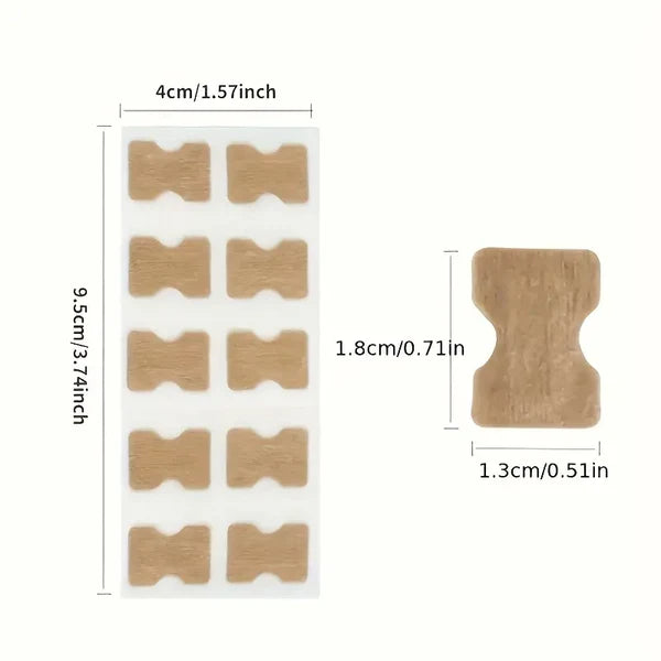 ToePerfect™ – Set 50 Plasturi Pentru Corectarea Unghiei Încarnate