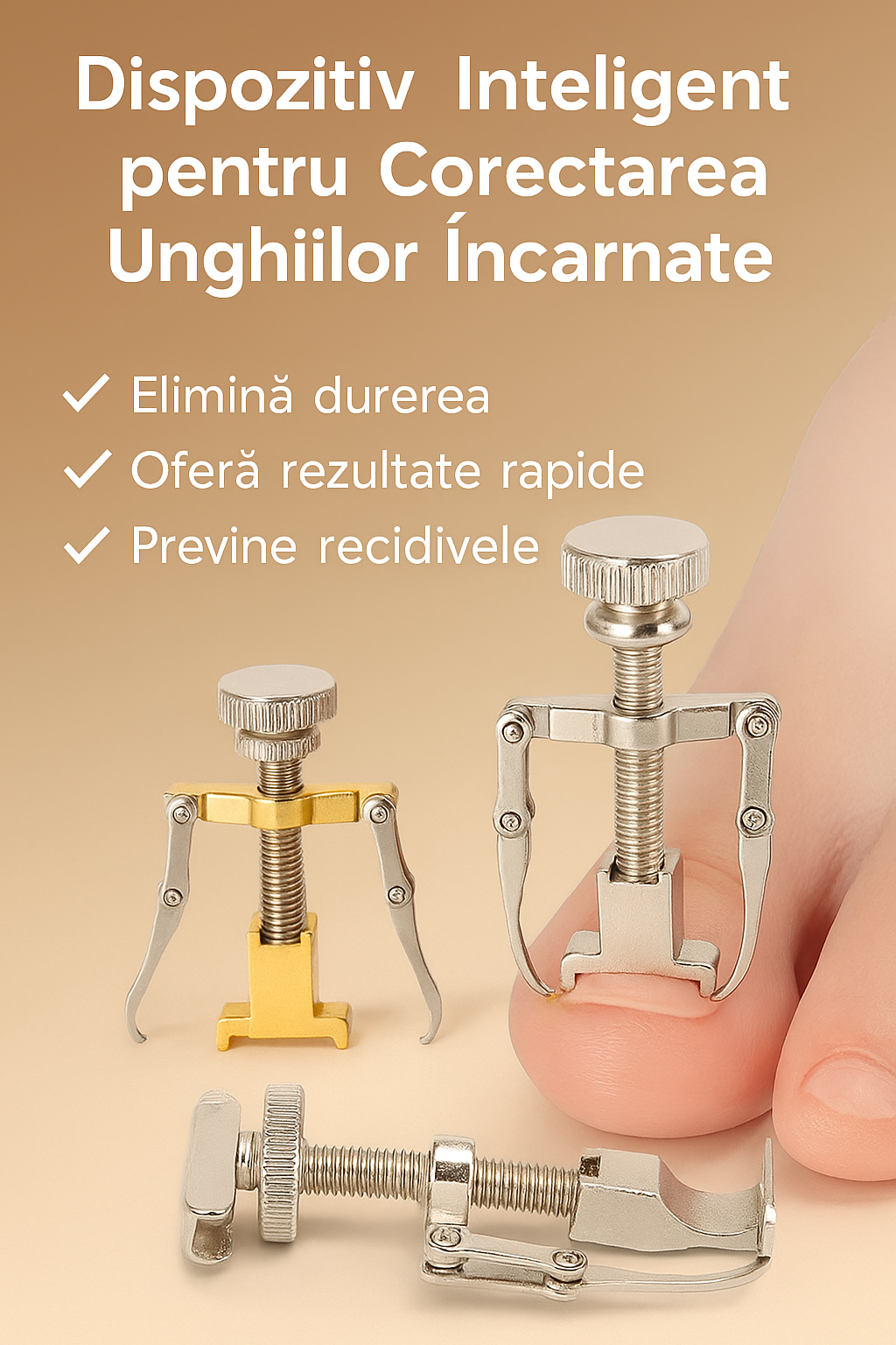 Dispozitiv Inteligent pentru Corectarea Unghiilor Incarnate - Eliberează Durerea, Redă Confortul!