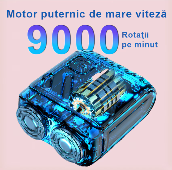 Aparat de Ras Electric 2025 – Barbierit Umed și Uscat, Compact și Puternic, Unisex