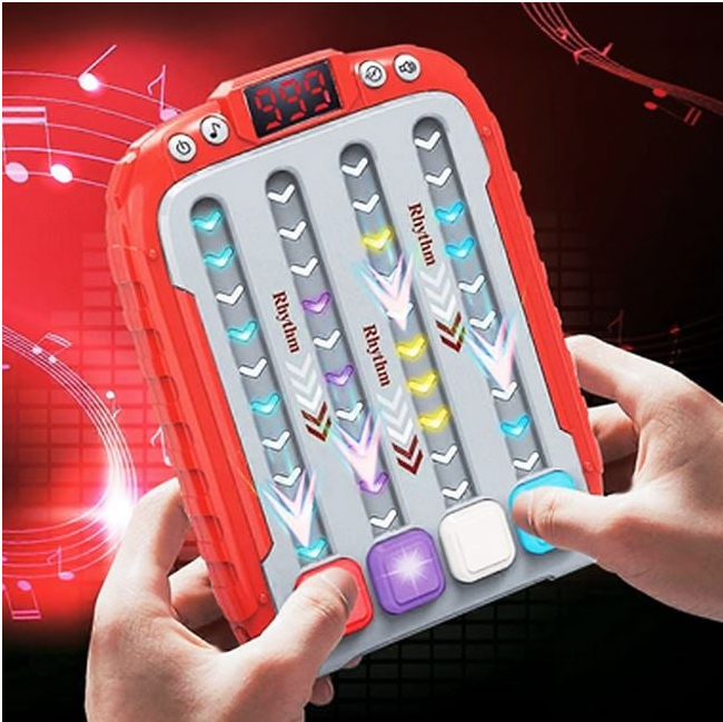 Joc Interactiv cu Lumini și Ritm – Consolă Educațională pentru Copii 3+ | Reflexe, Atenție, Distracție Garantată!