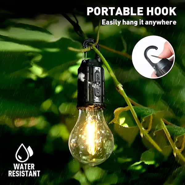 Becuri LED Portabile, Reîncărcabile și Rezistente la Apă – Lumină Oriunde, Oricând!